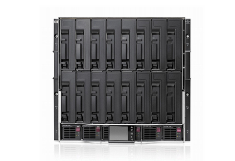 HP BLADE C7000 507019-B21 , WITH 4 POWER SUPPLIES