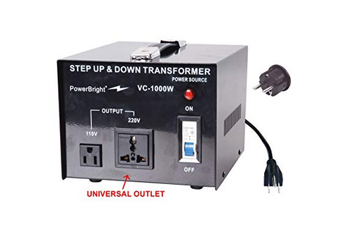 Power Bright Step UP and Down VC-1000W Transformer