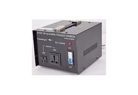 Power Bright Step UP and Down VC-1500W Transformer