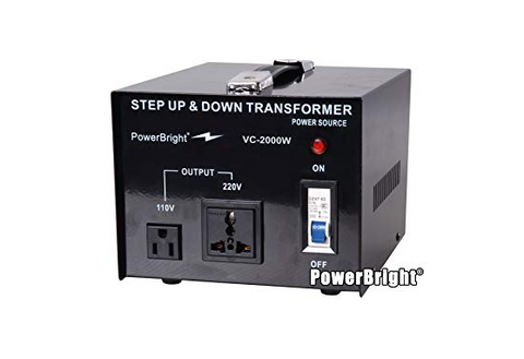 Power Bright Step UP and Down VC-2000W Transformer