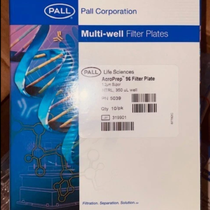 Pall Life Sciences PN 5039 AcroPrep 96 Well Filter Plate 1.2um NTRL 350uL